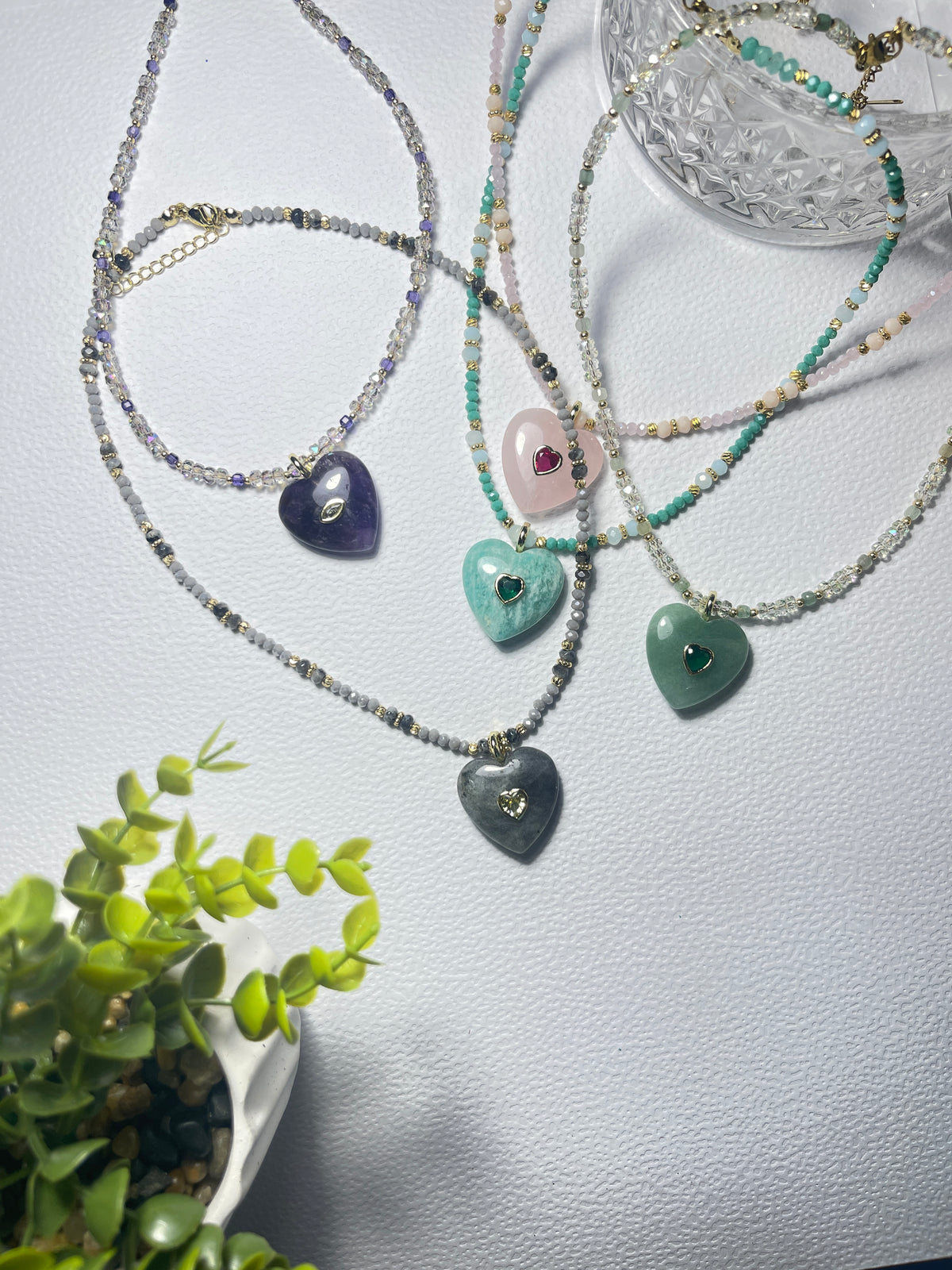 ✨Cristal Heart Stones 💖