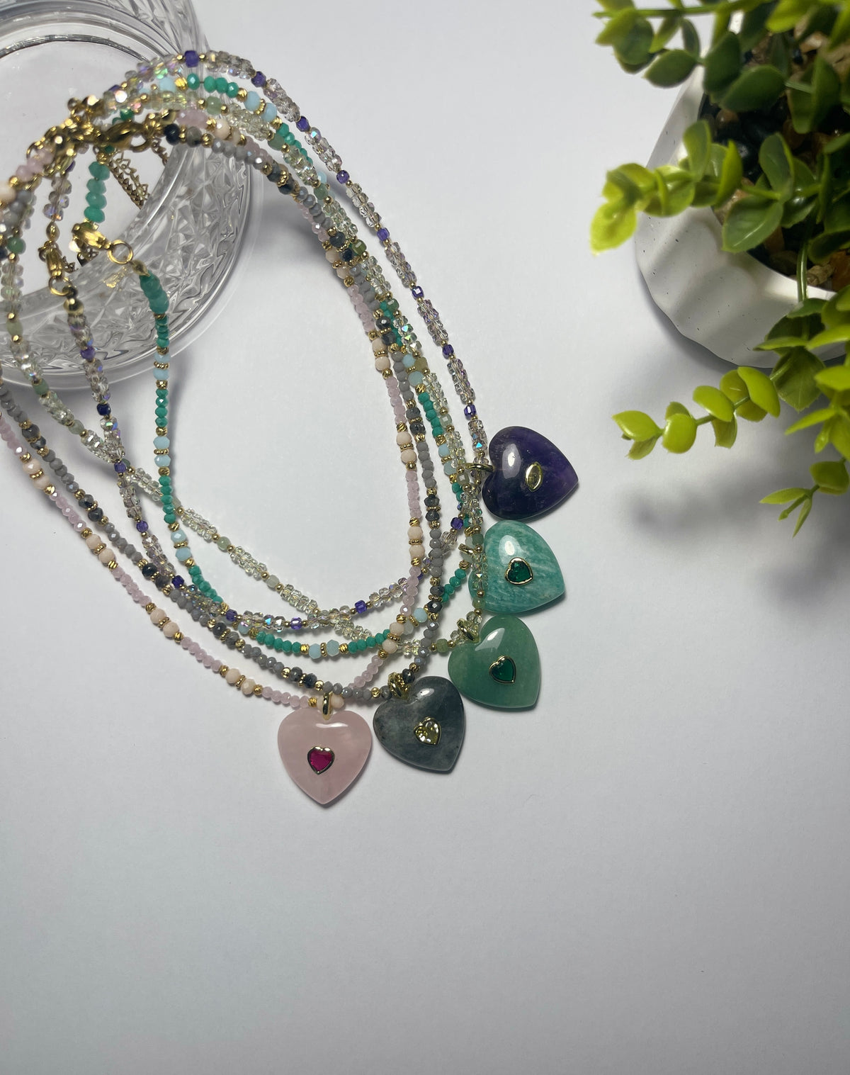 ✨Cristal Heart Stones 💖